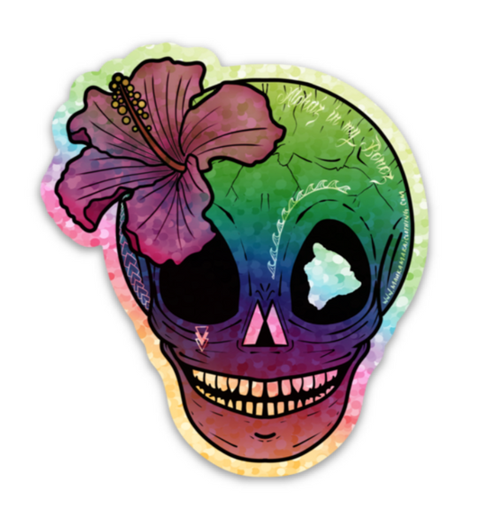 Glitter Skull