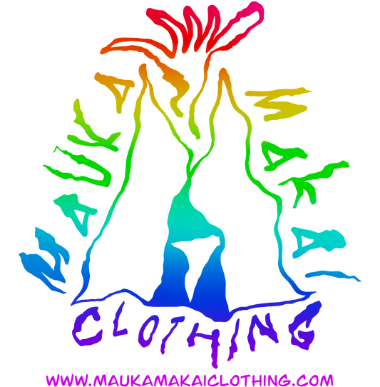 MxM Mauka Makai Clothing Rainbow Logo